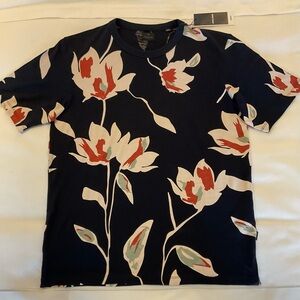 Jack & Jones Black Floral Men's Tee